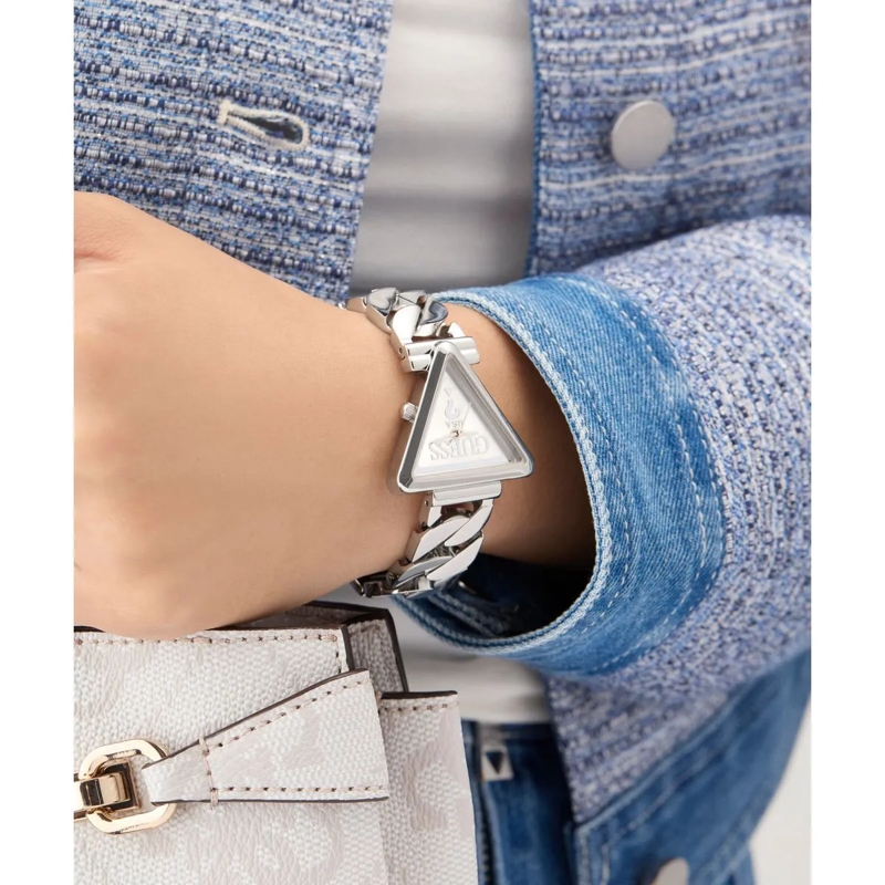 Guess Quarzuhr Quarz-Analoguhr Fame silber(Image 3)