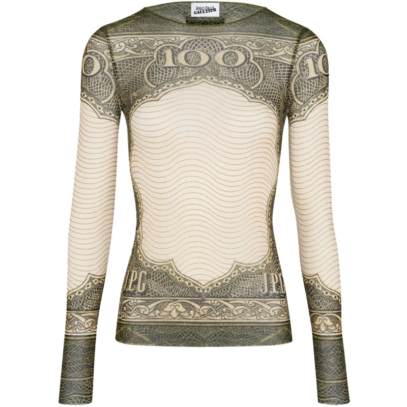 Jean Paul Gaultier T-Shirt Top Multicolour mehrfarbig