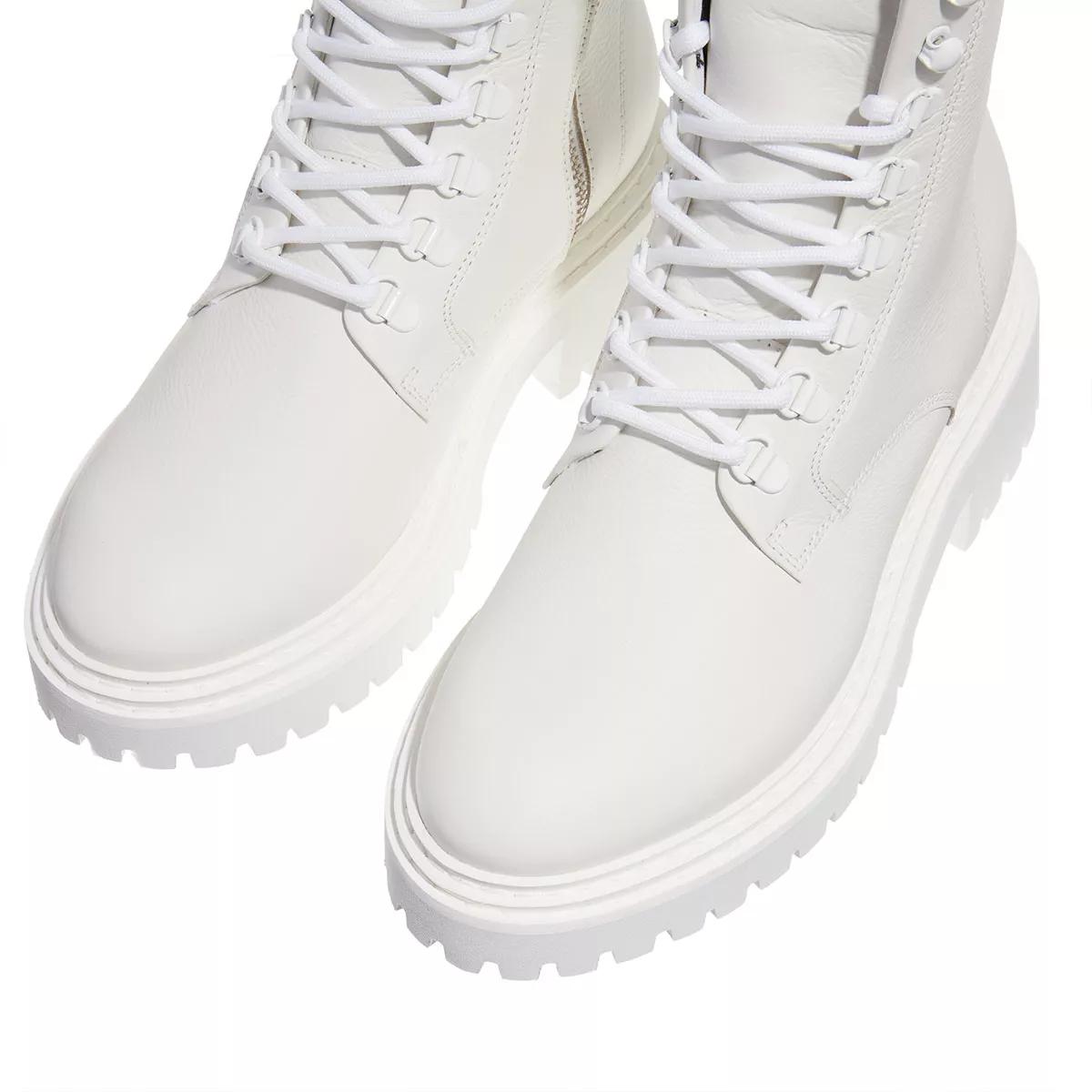 nubikk bottes & bottines, frankie june en blanc - pour dames