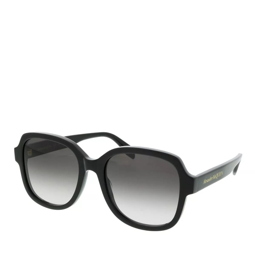 Alexander McQueen AM0300S-001 56 Sunglass Woman Acetate Black Sunglasses