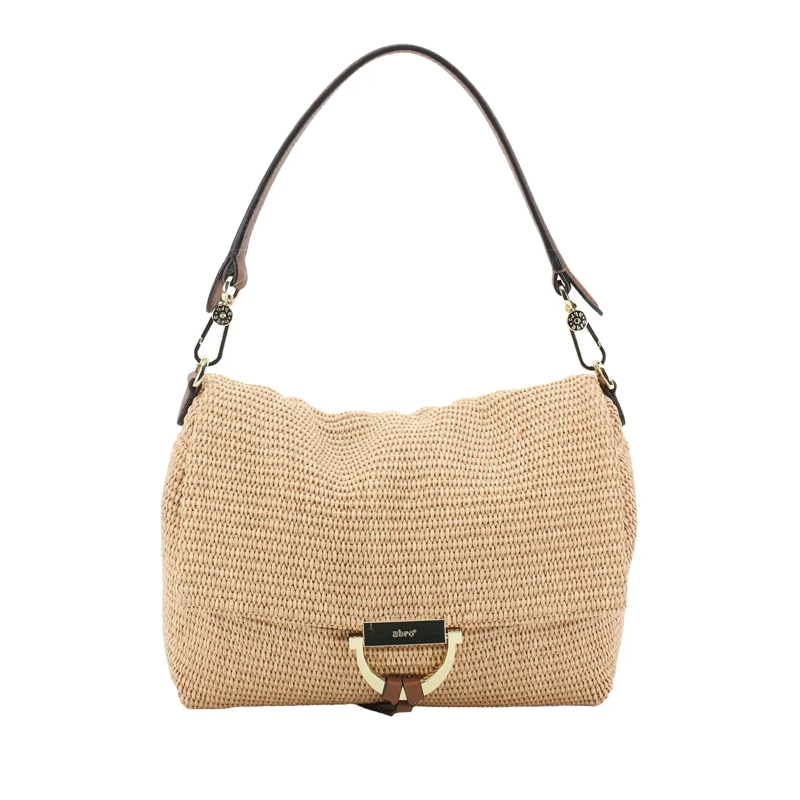 Abro Schultertasche Schultertasche TEMI natur