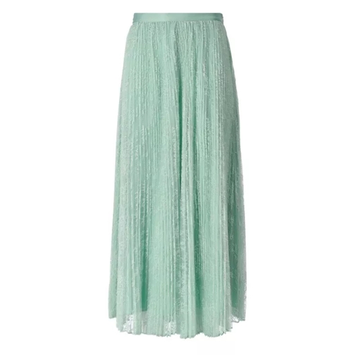 Twin-Set Green Lace Pleated Skirt Green 