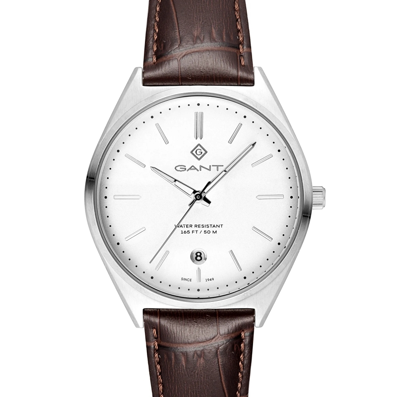 GANT Quarzuhr Quarzuhr Abington braun