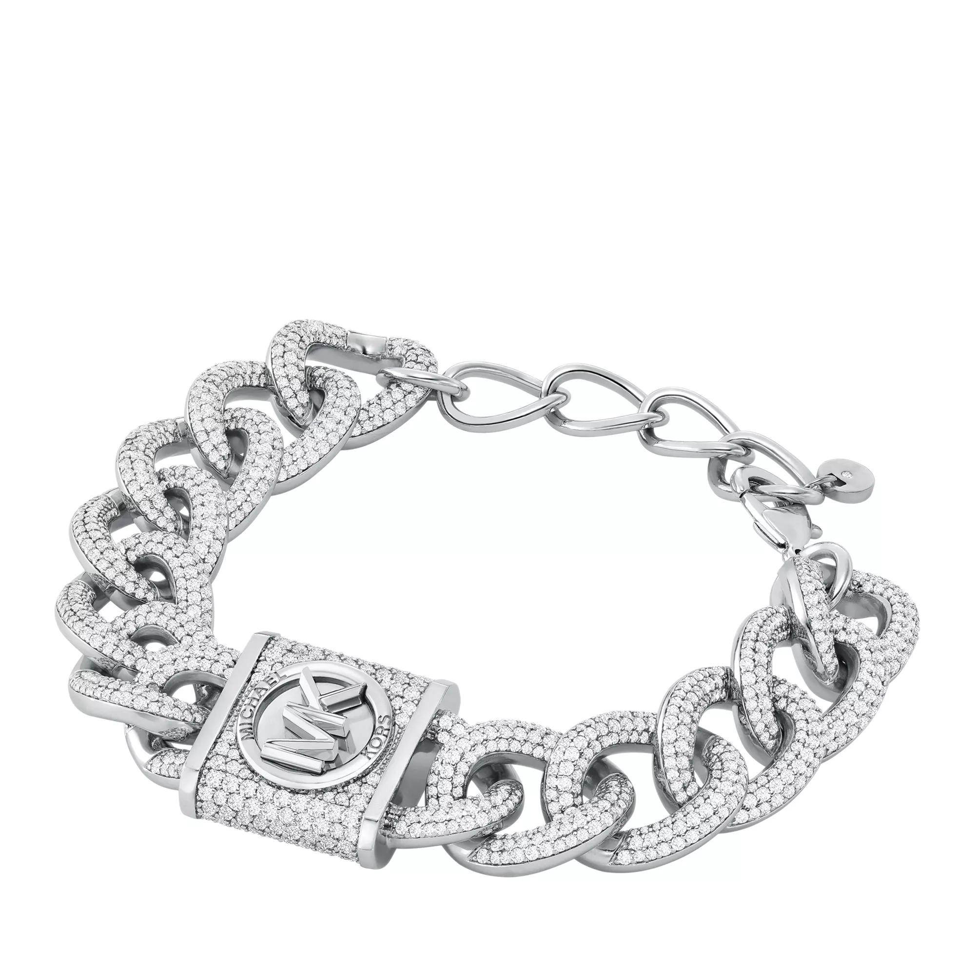 Michael kors glitz crystal padlock deals bracelet