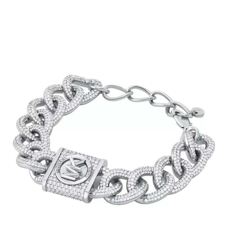 Michael kors silver on sale bracelet with padlock