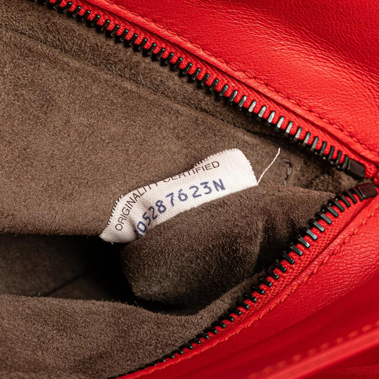 Thumbnail - Bottega Veneta Hobo Bags - Nappa Intrecciato Satchel - Gr. unisize - in Rot - für Damen