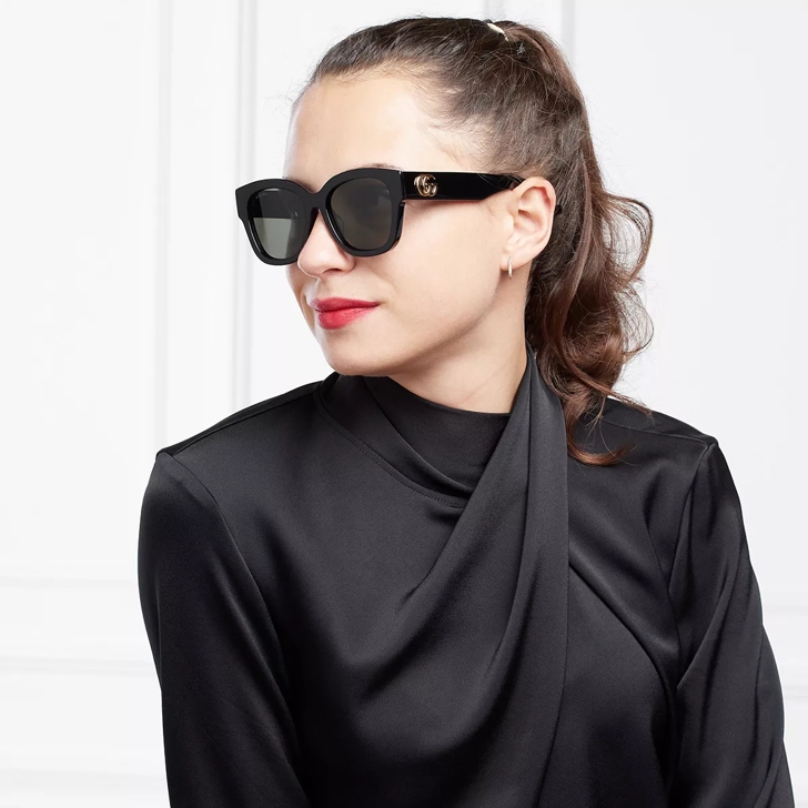 サングラス GUCCI Woman Sunglasses Black GG1550SK 001 NEW GUCCI GG1550SK 001 BLACK GREY WOMEN SUNGLASSES GUCCI | eBay