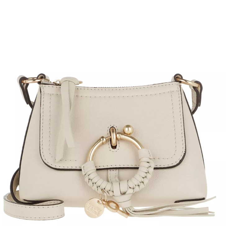 See By Chloe Joan Crossbody Bag Mini Leather Cement Beige Minitasche