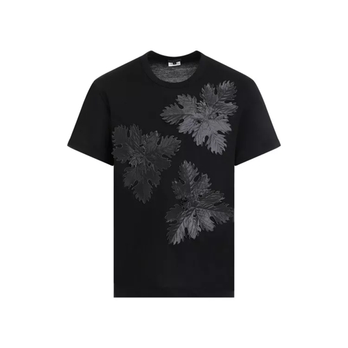 Comme des Garcons Black Printed Leaf T-Shirt Black 