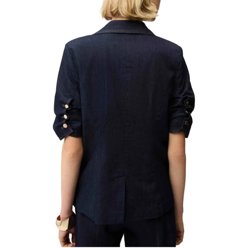 Joseph Ribkoff Trenchcoat Joseph Ribkoff Lds Jacket  Blauw 261968 blau(Image 3)