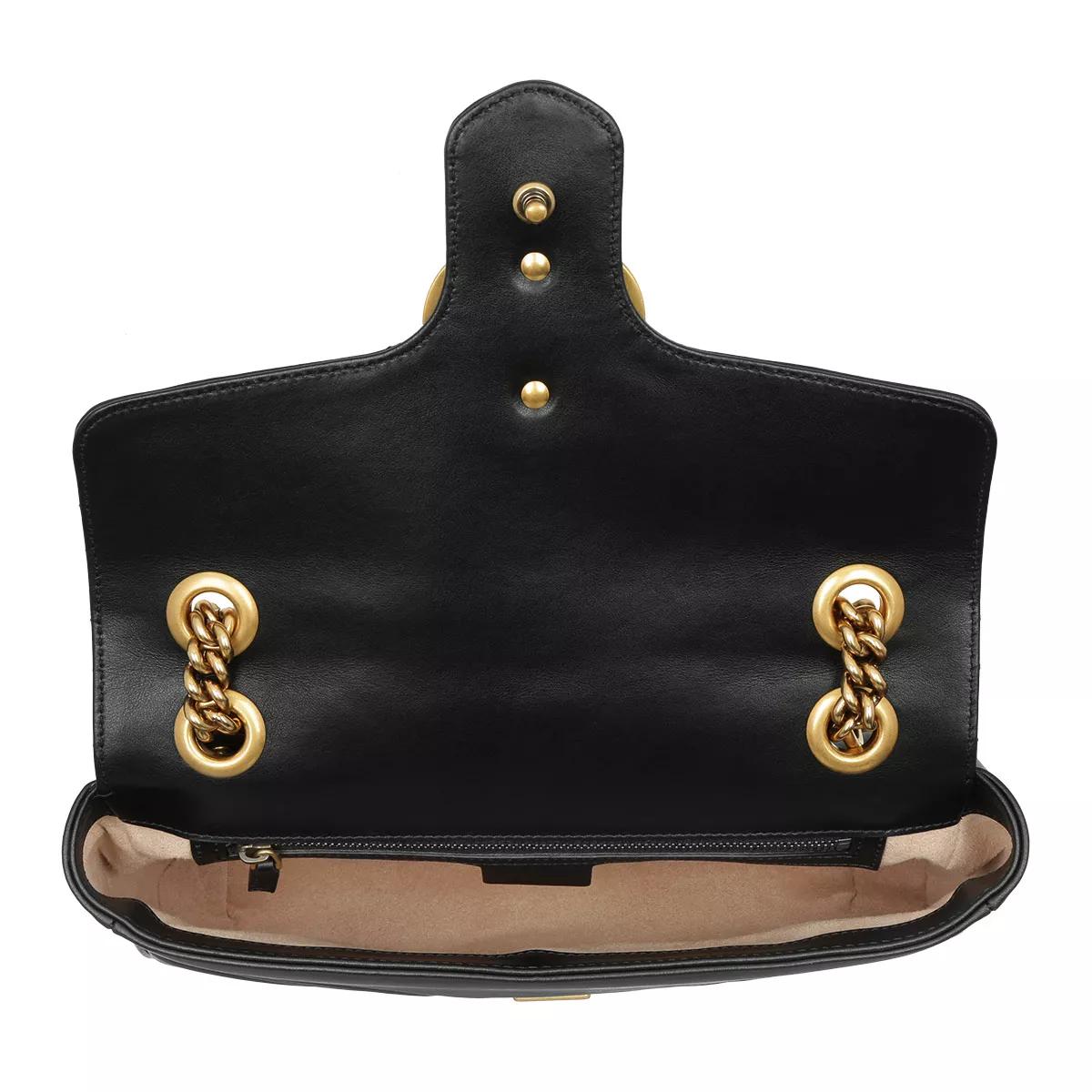 Gucci Satchels GG Marmont Matelassé Shoulder Bag in zwart