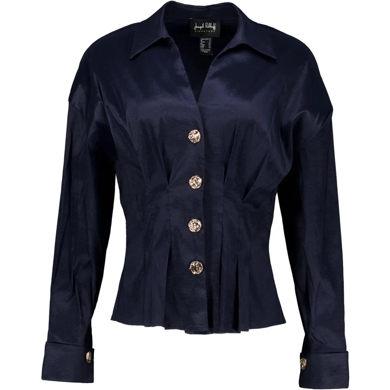 Joseph Ribkoff Bluse Joseph Ribkoff Blouse Blouses Donkerblauw 261742 blau