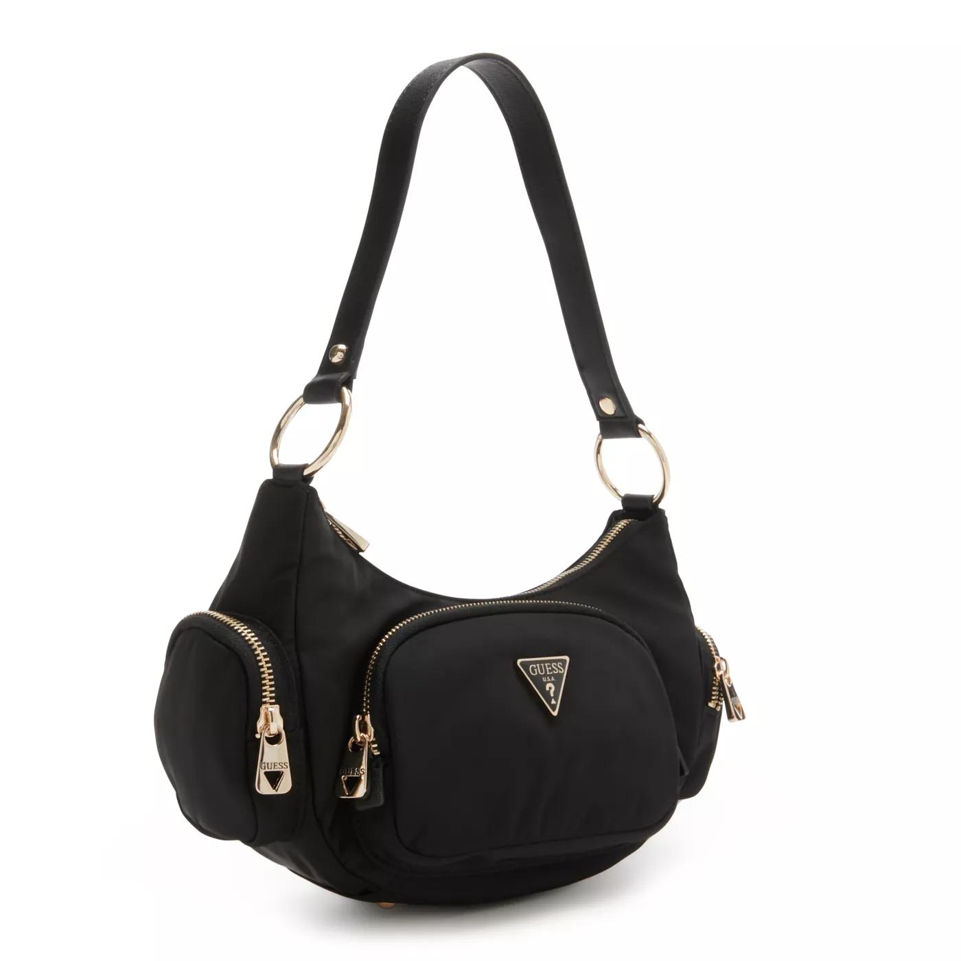 Guess Hobo bags Eco Gemma Schultertasche in zwart