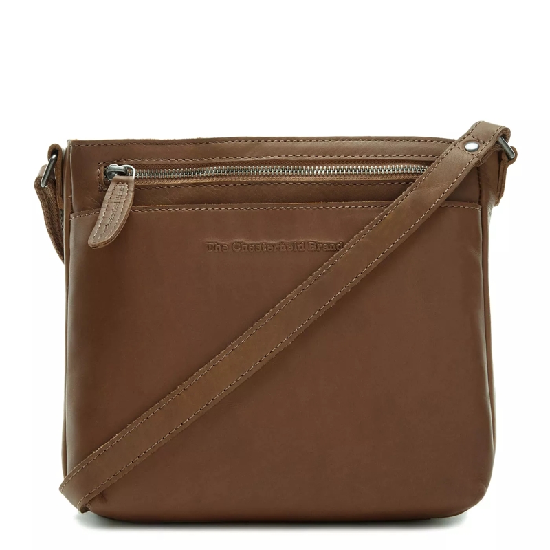 The Chesterfield Brand Schultertasche Mumbai Schultertasche Kognak