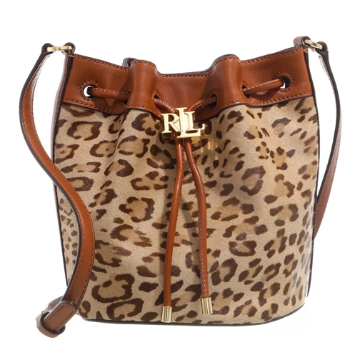 Lauren Ralph Lauren Andie 19 Drawstring Medium Safari Lprd Desert/Lauren Tan Bucket Bag