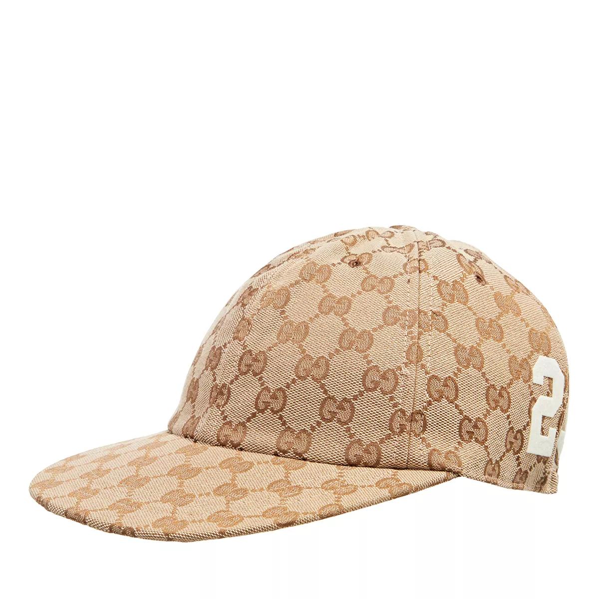 GG Baseball Cap Cotton Canvas Beige Ebony/Mystic White Baseball Cap