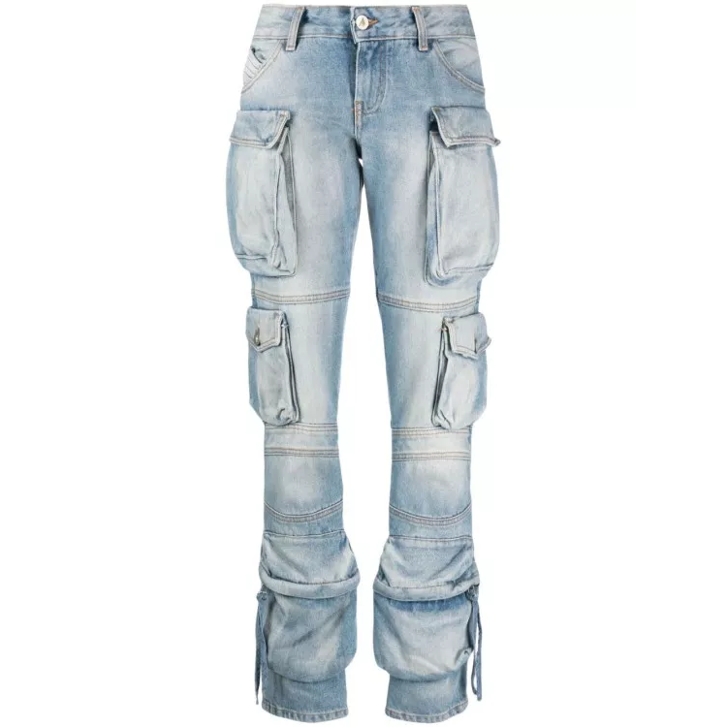 The Attico essie long pants lightblue blau | Jeans