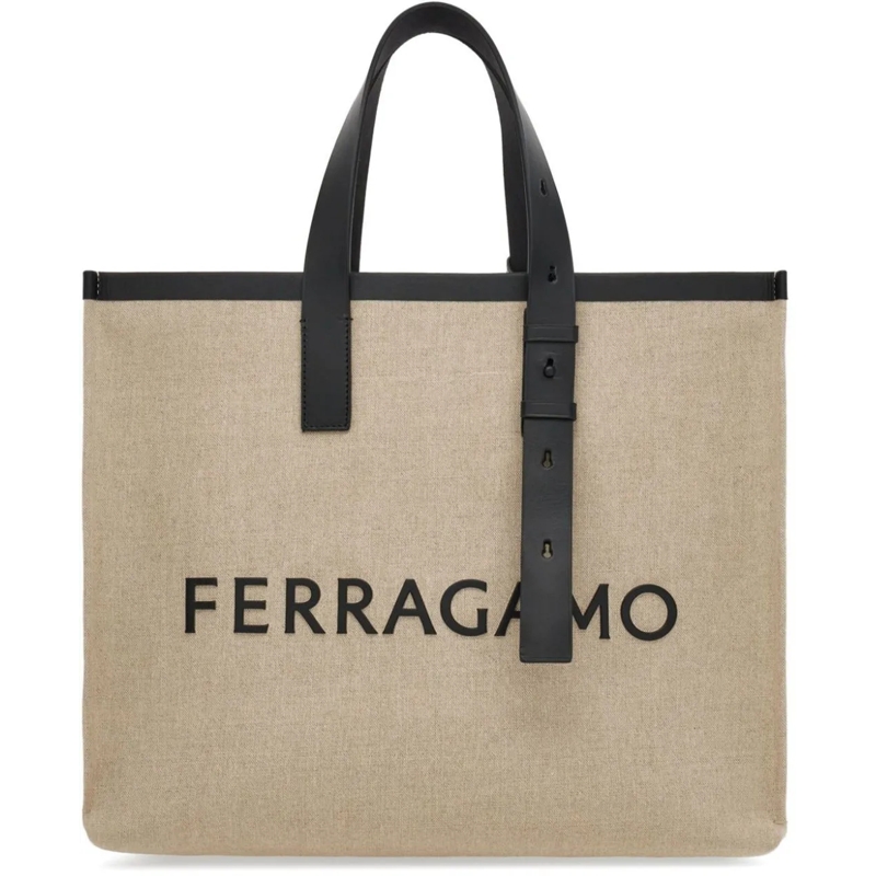 Salvatore Ferragamo Tote Bags Beige beige