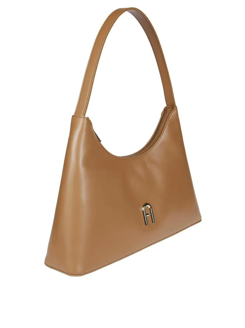 Furla Hobo bags Diamante S Shoulder Bag in beige