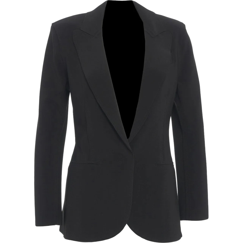 Norma Kamali Blazer Single breasted blazer schwarz