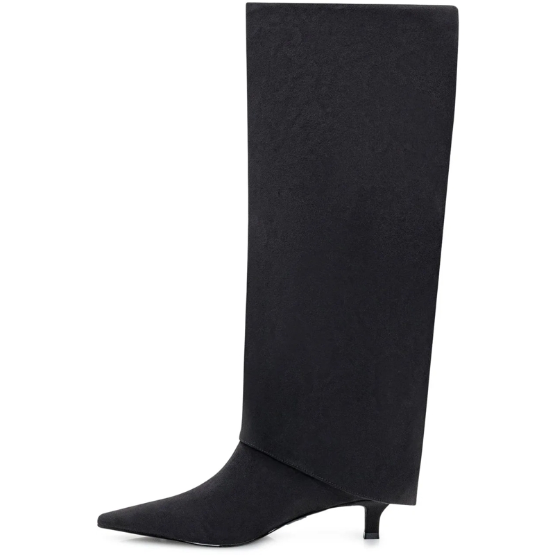 Steve Madden Stiefel Stivali Alti Steve Madden con Kitten Heel schwarz(Image 4)