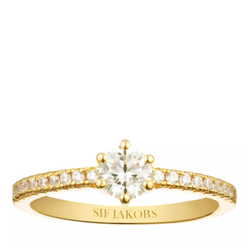 Sif Jakobs Jewellery Ellera Uno Grande Ring Gold Solitärring