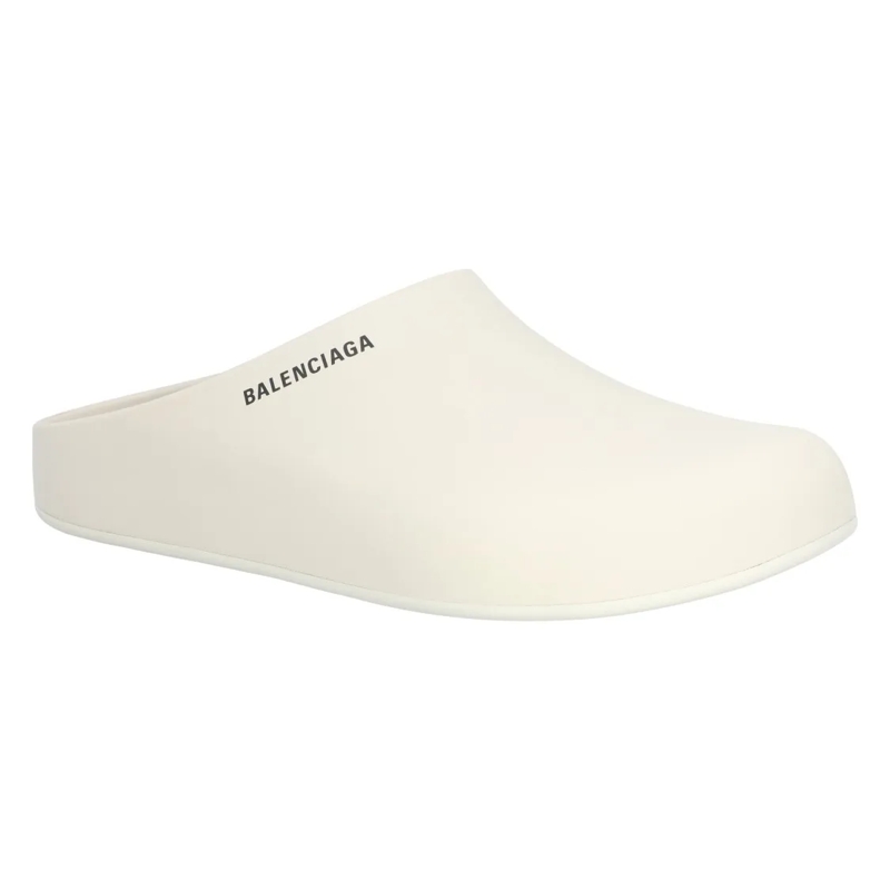 Balenciaga Mules Mule Slide In Nacre Beige White