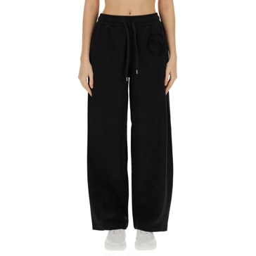 パンツ Stella Mccartney Relaxed Black Jogging Pants With Adjustable Stella McCartney Relaxed Black Jogging Pants With Adjustable
