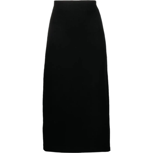 Jil Sander Midi-Röcke Skirt Black schwarz