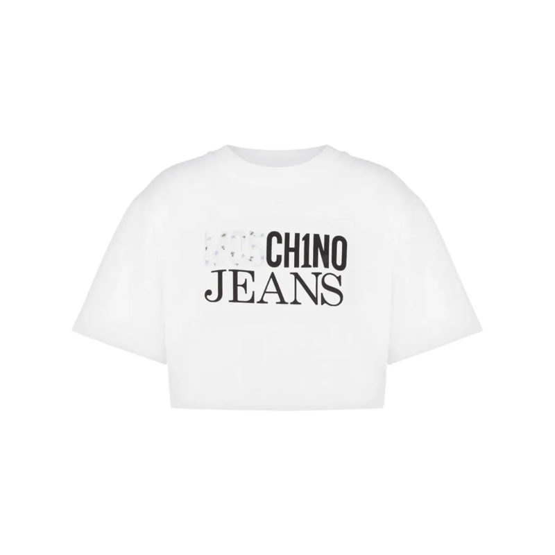 Moschino T-Shirt Classic Fit T-Shirt With Design White