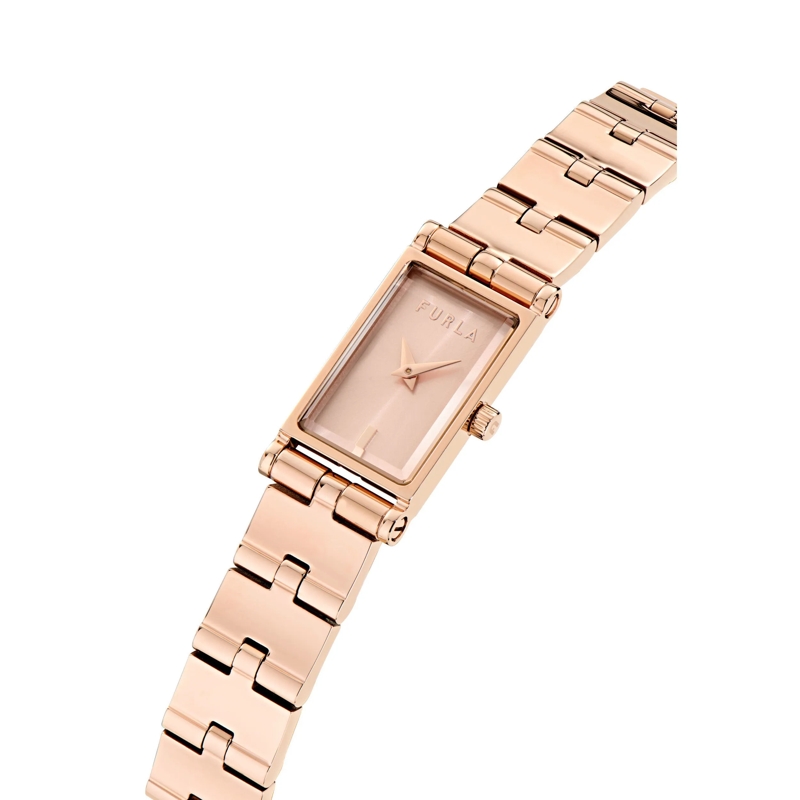 Furla Quarzuhr Quarz-Analoguhr Furla Baguette New rosa(Image 4)