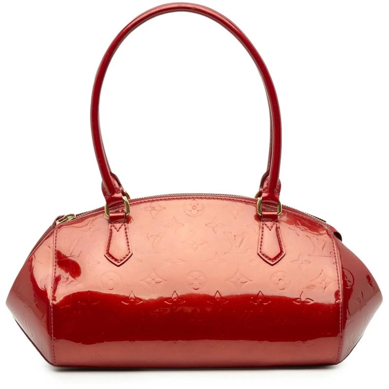 Louis Vuitton Schultertasche Monogram Vernis Sherwood PM rot