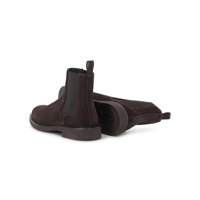 Doucal's Schnürschuhe Boots aus Veloursleder schwarz(Image 4)