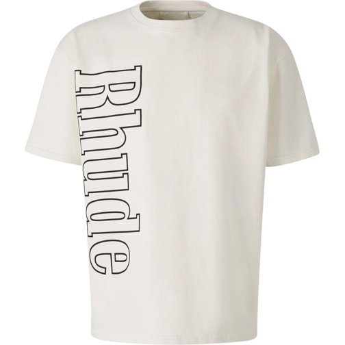 Rhude T-Shirts Cotton Logo T-shirt mehrfarbig