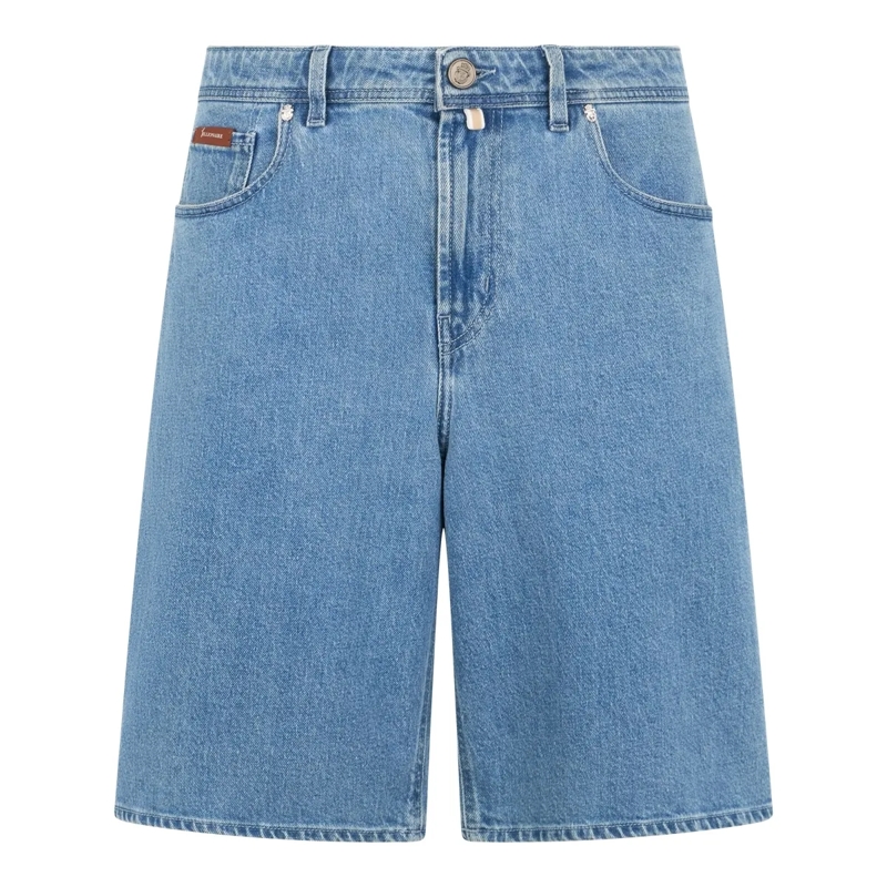 BILLIONAIRE Shorts Denim Shorts Bb Signature hell-blau
