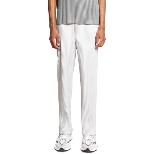 Issey Miyake  BASICS PANTS LIGHT GRAY grau