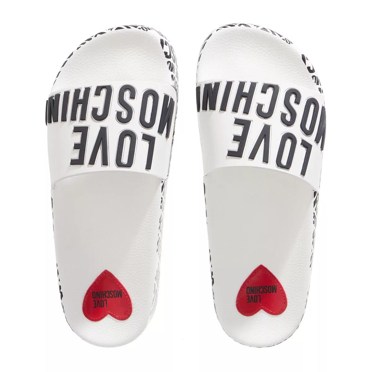 Moschino slides 2024 white