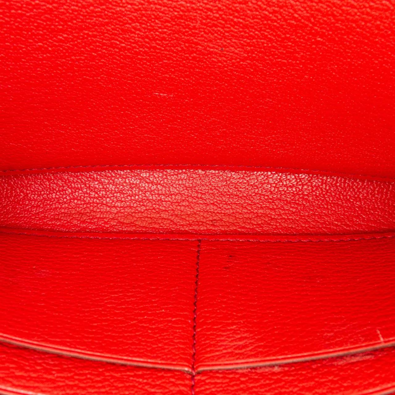 Thumbnail - Hermès Portemonnaie - Epsom Flag Kelly Longue Wallet - Gr. unisize - in Orange - für Damen
