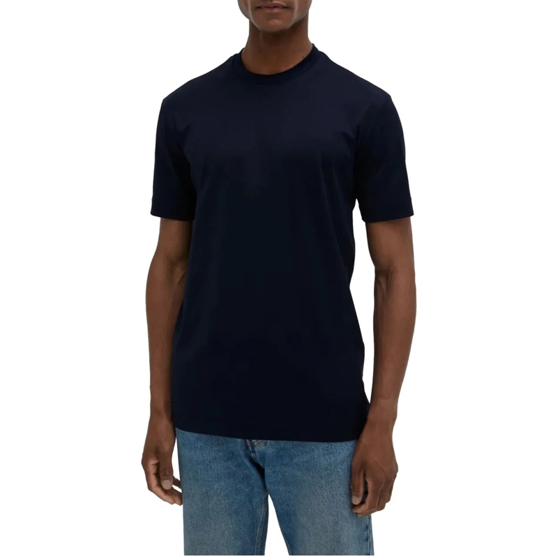 VALENZA T-Shirt Valenza Interlock Supima T-shirts Donkerblauw 1001 blau(Image 6)