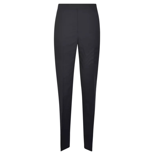 Thom Browne Cropped 4-Bar Stripe Wool Trousers Black 