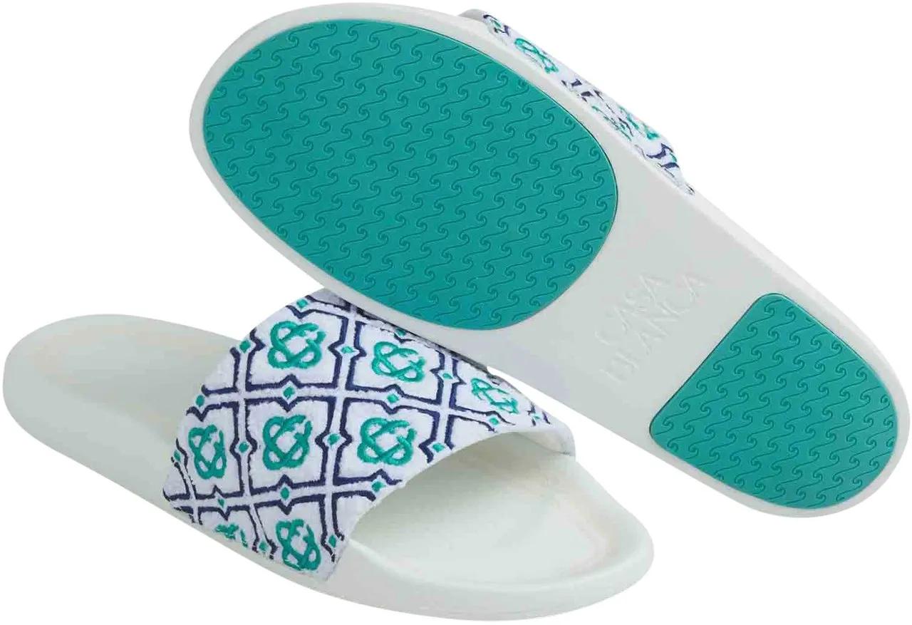 Thumbnail - Casablanca Slipper & Pantoletten - Terry Slider Flip Flops - Gr. 39 (EU) - in Blau - für Damen