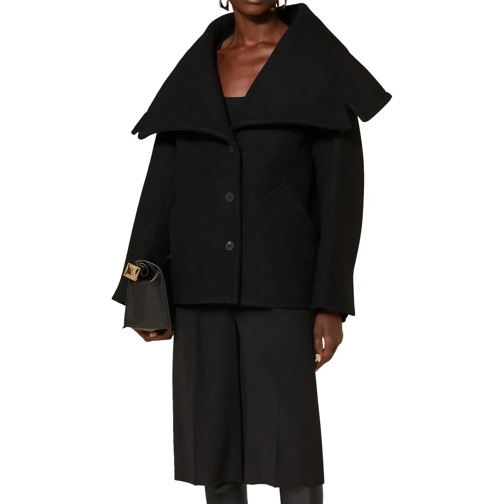 Jacquemus T-shirts Jacquemus Le Caban Caruso Draped-collar Jacket schwarz (Image 2)