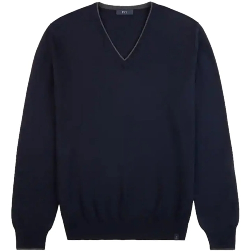 Fay  Sweaters Blue blau