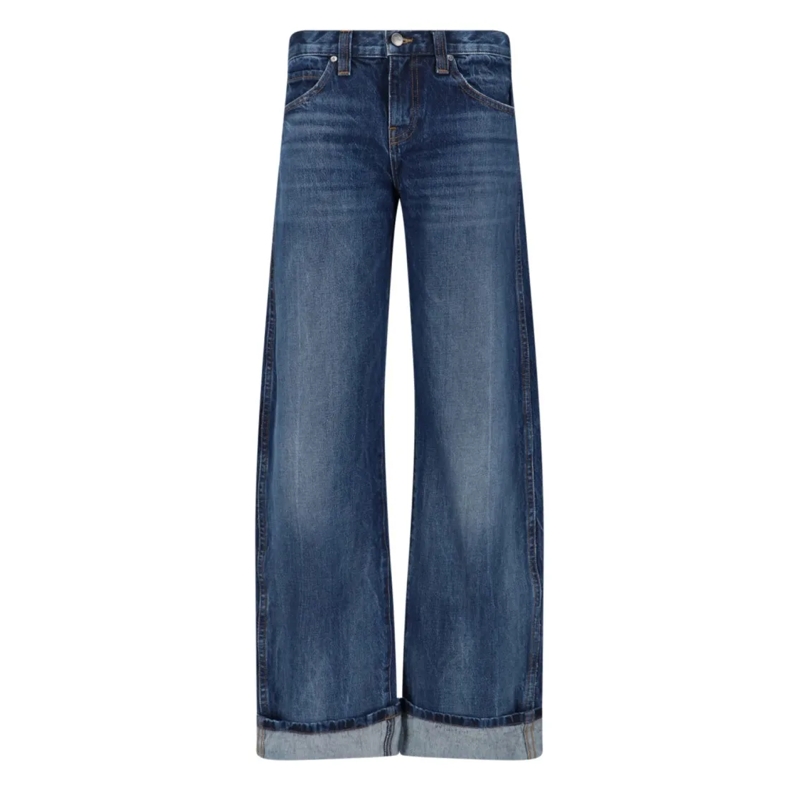 Khaite Jeans "Karo" Wide Jeans – Blue Blue