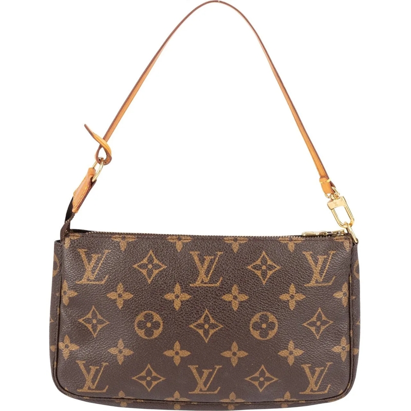Louis Vuitton Tote Louis Vuitton Monogram Canvas Pochette Accessoires braun