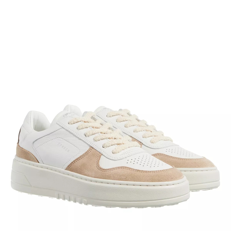 Copenhagen Low-Top Sneakers CPH75 Leather Mix White/Nut