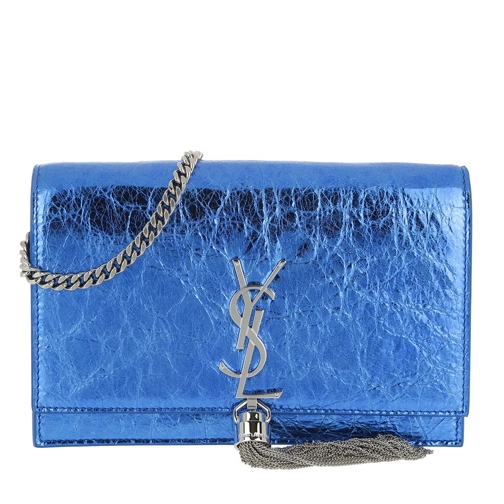 Saint Laurent Kate Toy Bag Metallic Bluette Cross body-väskor