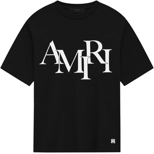 Amiri T-shirts Staggered Logo T-shirt mehrfarbig