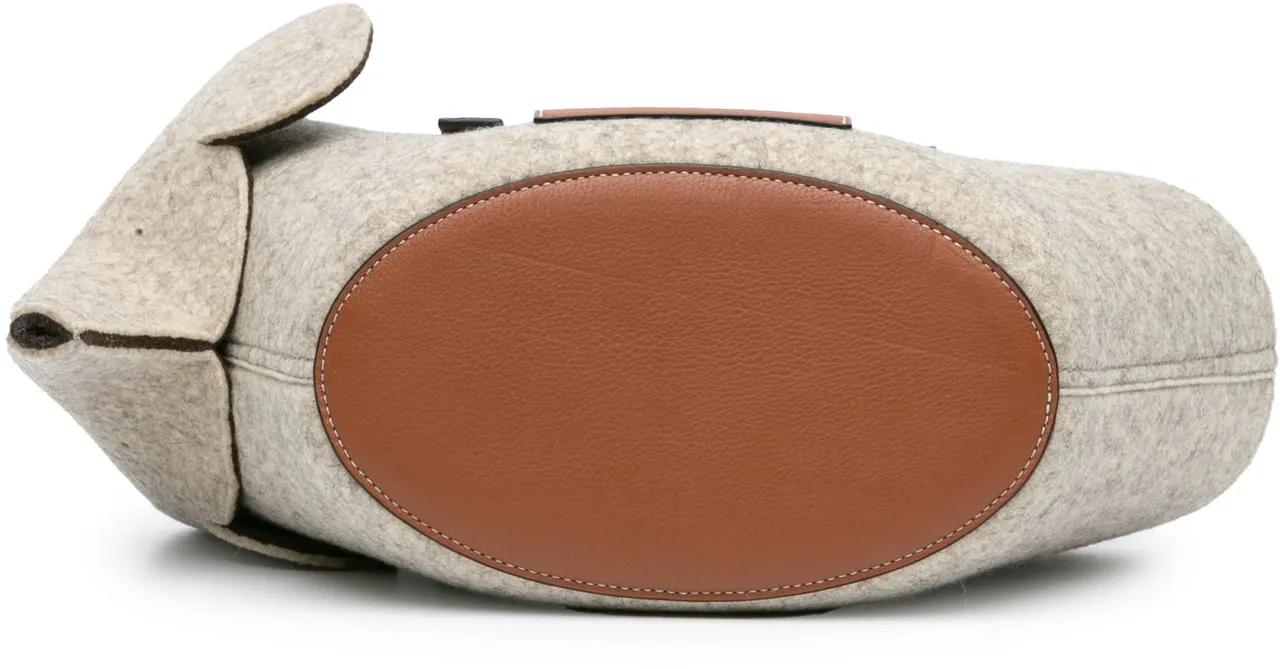 Thumbnail - Loewe Shopper - 2021 Small Felt Elephant Basket Tote - Gr. unisize - in Grau - für Damen