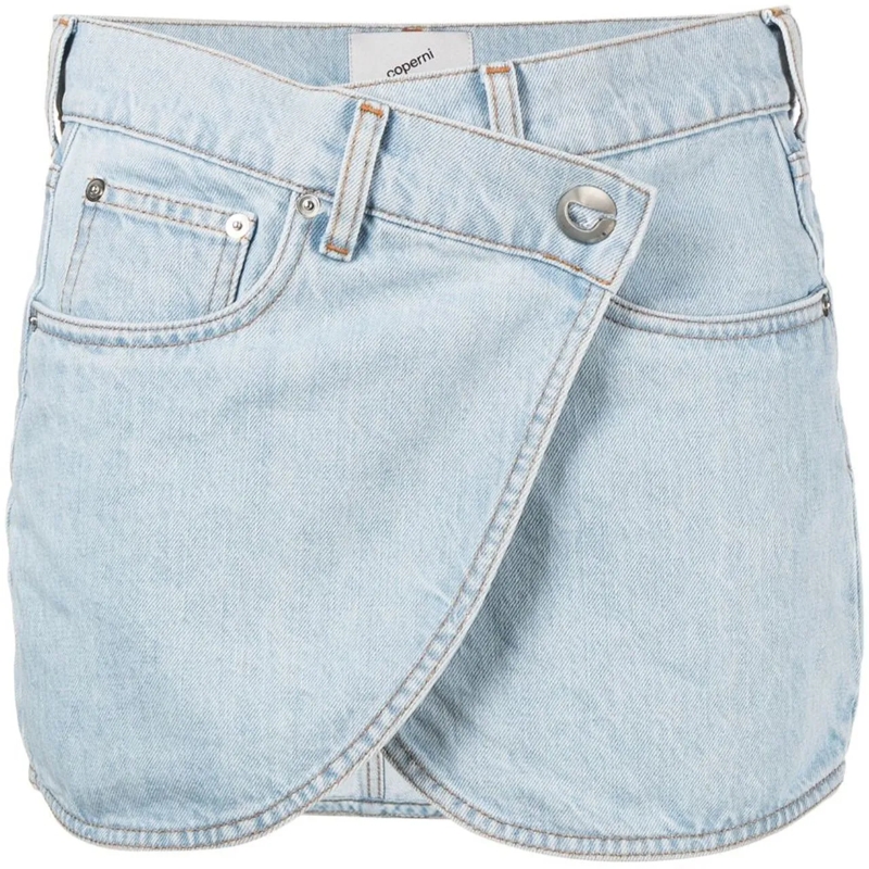 Coperni Midirock Skirts Ice Blue blau